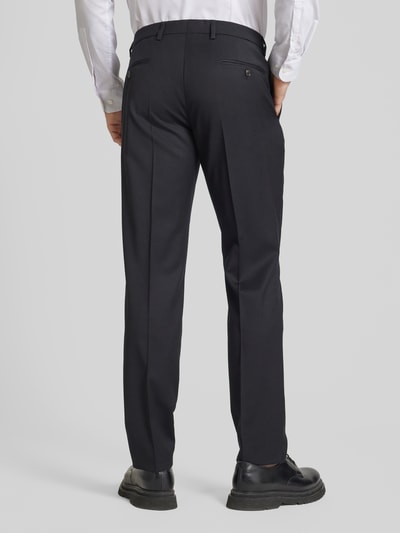 JOOP! Collection Slim fit pantalon met persplooien, model 'Blayr' Zwart - 5
