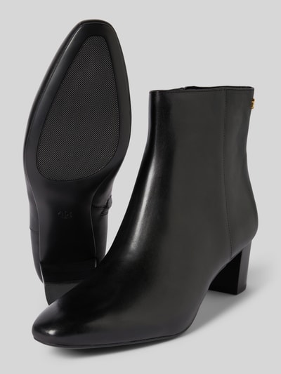 Lauren Ralph Lauren Stiefeletten mit Label-Applikation und Blockabsatz Black 4