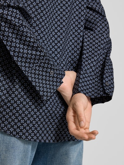 Marc O'Polo Regular Fit Tunika-Bluse aus reiner Baumwolle Marine 3