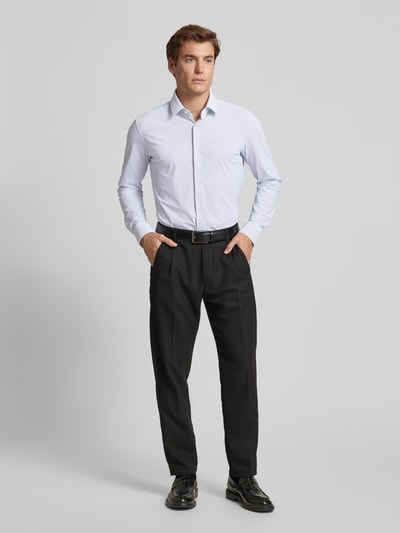 BOSS Slim Fit Business-Hemd mit  Kentkragen Modell 'Hank' Weiss 1