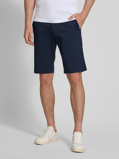 Tom Tailor Denim Regular Fit Bermudas aus Baumwoll-Mix Dunkelblau 4