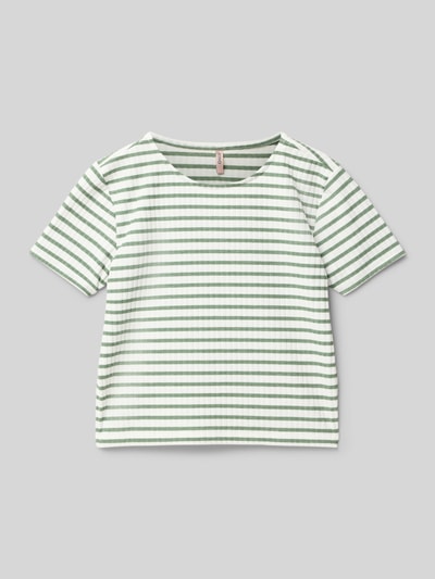 Only Regular Fit T-Shirt mit Viskoseanteil Modell 'NELLA' Gruen 1
