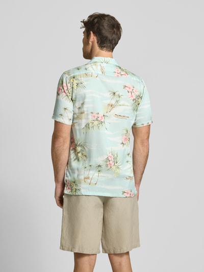 Lindbergh Relaxed fit vrijetijdsoverhemd van lyocell met reverskraag Lichtblauw - 5