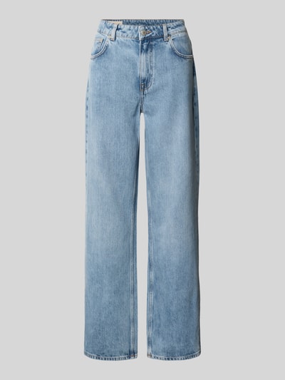 Produktfoto, Wide Leg Jeans im 5-Pocket-Design von Gant aus bawełny, krój straight fit, jasnoniebieski, Szerokość w rozmiarze 27: 38 cm, długość nogawki 79 cm