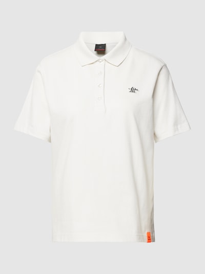 FIRE + ICE Poloshirt mit Label-Patch Modell 'CATALEYA' Weiss 2