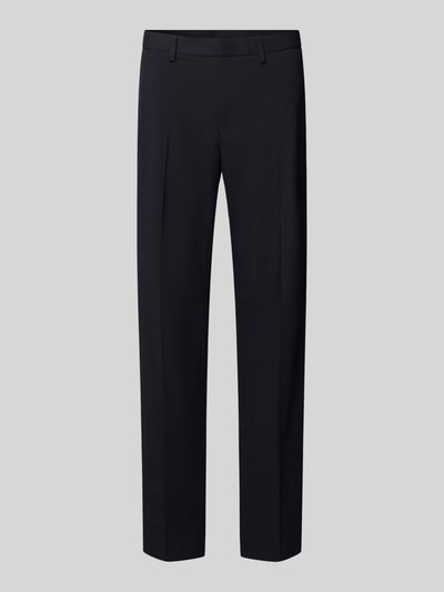 Produktfoto, Anzughose mit Bügelfalten und Gesäßtaschen von Armani Exchange, Heren pantalon van Materiaalmix met katoenmix, slim fit, persplooien, achterzak, bandwijdte maat 32: 45 cm, binnenbeenlengte maat 32: 85 cm
