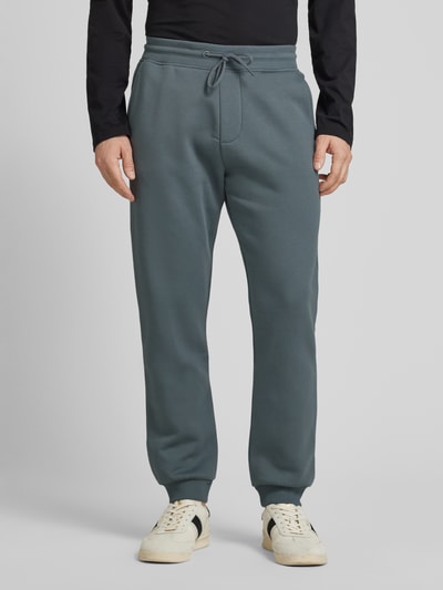 MCNEAL Sweatpants mit gerippten Abschlüssen Rauchblau 4