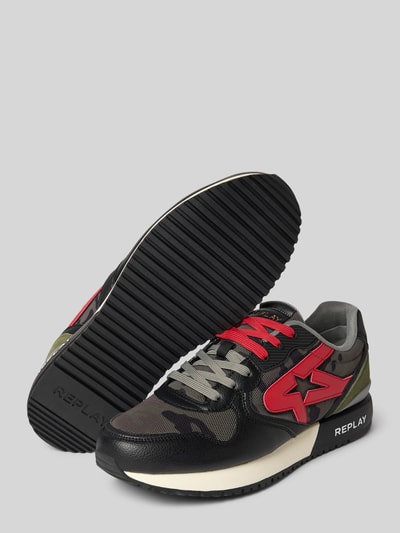 Replay Sneaker mit Label-Details Modell 'FIBER' Black 4