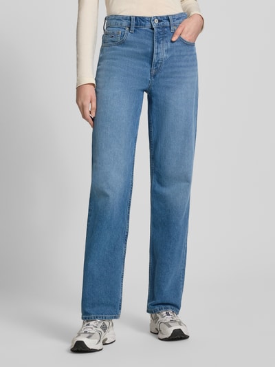 Tommy Jeans straight fit jeans van katoenmix Blauw - 4