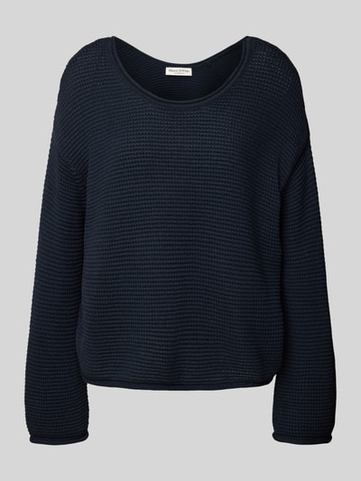 Marc O'Polo Comfort Fit Strickpullover aus reiner Baumwolle Marine 2