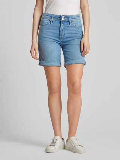 s.Oliver RED LABEL Regular Fit Jeansshorts mit Gürtelschlaufen Blau 4