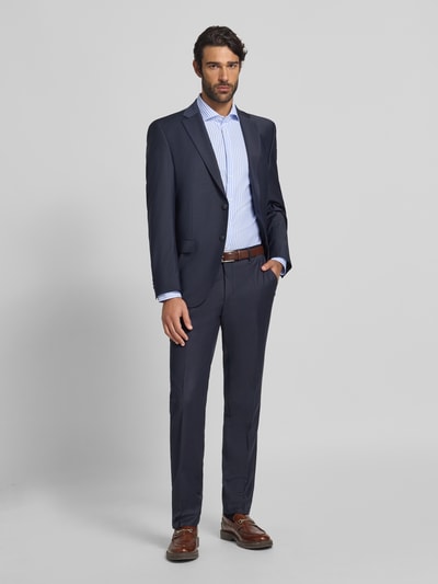 SEIDENSTICKER Koszula biznesowa o kroju slim fit z kołnierzykiem typu kent Błękitny 1