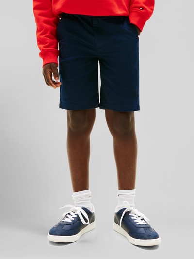 Tommy Hilfiger Teens Regular Fit Chinoshorts aus Baumwoll-Mix Marine 4