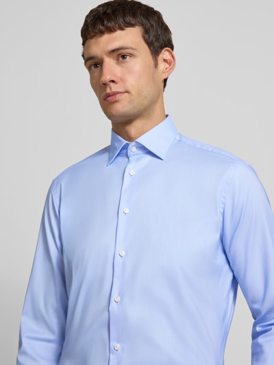 Christian Berg Men Regular Fit Business-Hemd mit Kentkragen Bleu 3