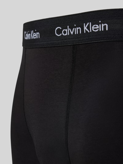 Calvin Klein Underwear Trunks mit Label-Bund im 3er-Pack Black 2