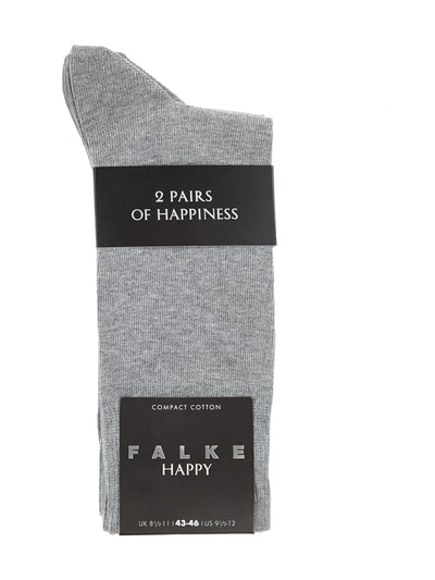 Falke Socken im 2er-Pack Mittelgrau Melange 3