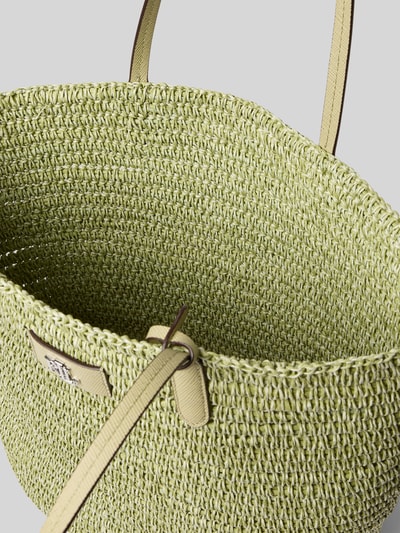 Lauren Ralph Lauren Shopper mit Label-Applikation Modell 'BRIE' Oliv 5