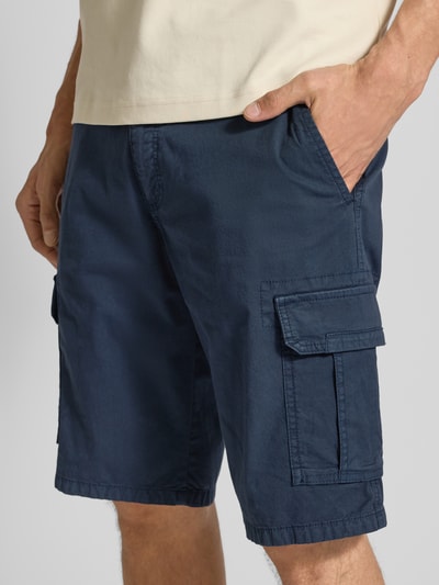 bugatti Regular Fit Cargobermudas mit Eingrifftaschen Marine 3