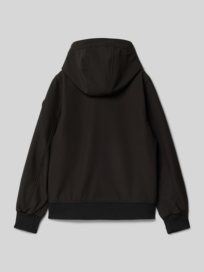 CARS JEANS Regular Fit Softshell-Jacke mit Reißverschlusstaschen Modell 'YONAZ' Black 3
