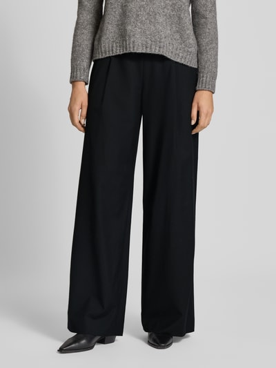 ARMANI EXCHANGE Spodnie z szeroką nogawką i bocznym zamkiem błyskawicznym Czarny 4