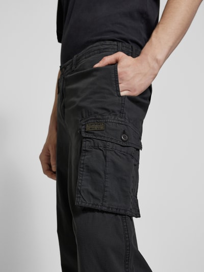 Superdry Spodnie cargo o kroju regular fit z wpuszczanymi kieszeniami Oliwkowy 3