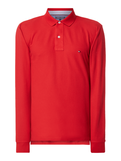 Tommy Hilfiger Poloshirt mit langen Ärmeln Rot 2