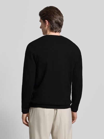 Casual Friday Strickjacke mit Knopfleiste Modell 'HEINE' Black 5