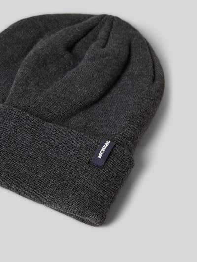 MCNEAL Beanie mit Label-Detail Anthrazit 2