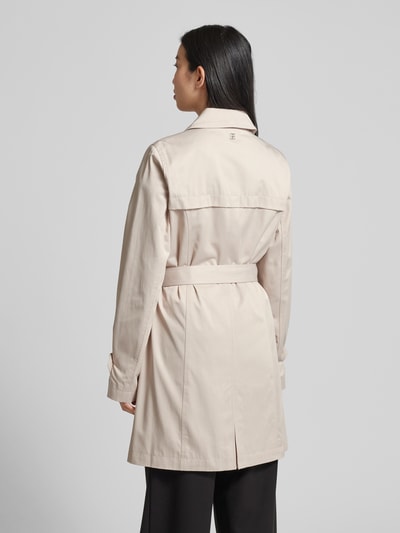 comma Trenchcoat met riem Zand - 5