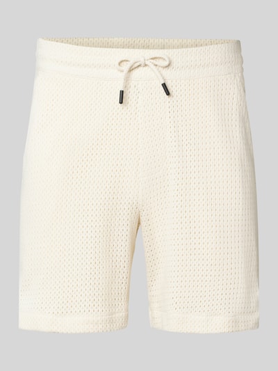 Lindbergh Shorts mit elastischem Bund Ecru 2