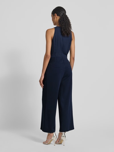 V.M. Jumpsuit mit Bindegürtel Marine 5