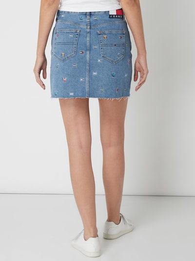 Tommy Jeans Jeansrock mit Allover-Muster aus Stickereien Jeansblau 5