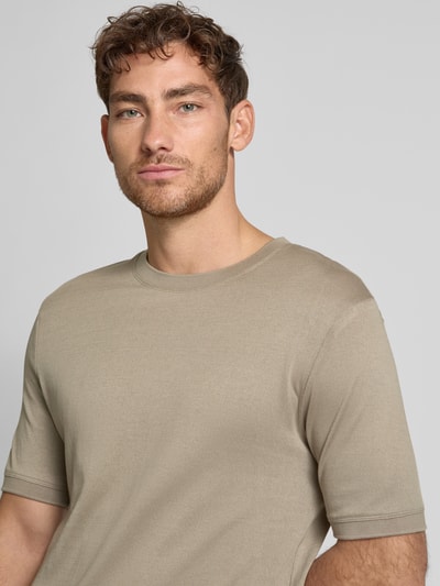 Cinque T-Shirt mit Rundhalsausschnitt Modell 'Badi' Schlamm 3