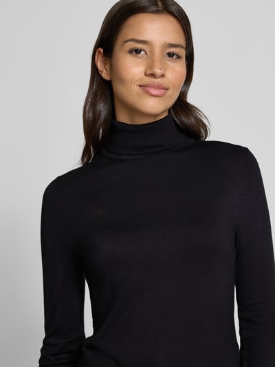 comma Strickpullover mit Rollkragen Black 3