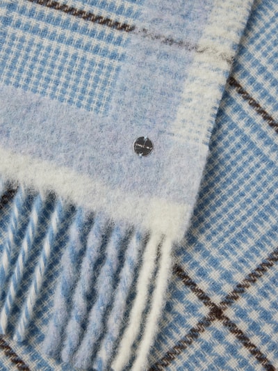 Marc Cain Schal mit Label-Detail Hellblau 2