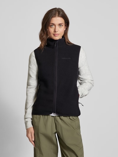 PEAK PERFORMANCE Fleecegilet met opstaande kraag Zwart - 4