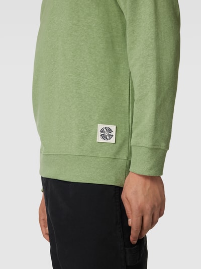 Rip Curl Sweatshirt met labeldetail, model 'RAILS CREW' Mintgroen - 3