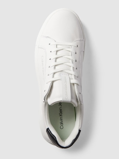 Calvin Klein Jeans Sneakers met label in reliëf Wit - 5