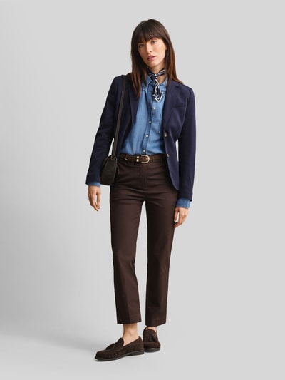 GANT Slim Fit Hose aus Baumwoll-Mix in 7/8-Länge Dunkelbraun 1
