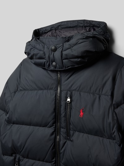 Polo Ralph Lauren Teens Gewatteerd jack met logostitching Zwart - 2