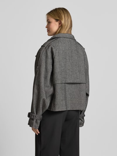 Gestuz Jack met wol en opstaande kraag Middengrijs - 5