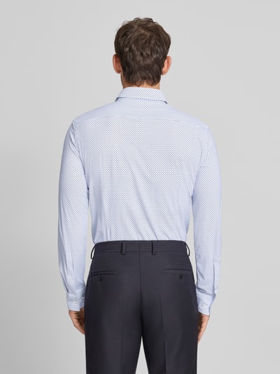 HUGO Slim Fit Businesshemd mit Allover-Print Modell 'KENNO' Weiss 5