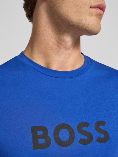 BOSS T-Shirt mit Label-Print Royal 3