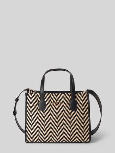 Guess Handtasche mit grafischem Muster Modell 'SILVANA' Black 2