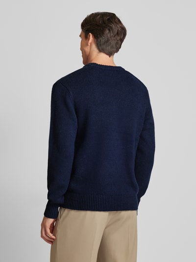 SELECTED HOMME Gebreide pullover met ronde hals, model 'CODY' Donkerblauw - 5