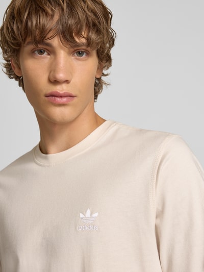 adidas Originals T-shirt met labelstitching Offwhite - 3