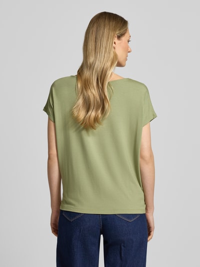 s.Oliver RED LABEL Loose Fit T-Shirt aus Viskose-Mix Khaki 5