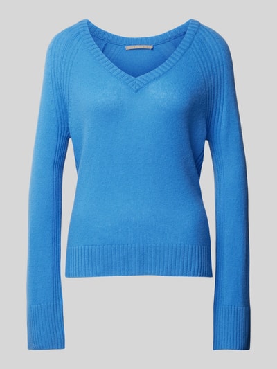 (The Mercer) N.Y. Kaschmirstrickpullover mit V-Ausschnitt Ocean 2