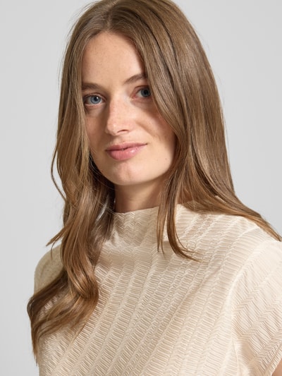 Someday T-Shirt mit Strukturmuster Modell 'Kilaja resort' Sand 3