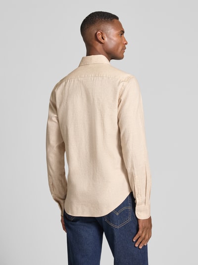 CG - Club of Gents Vrijetijdsoverhemd met knoopsluiting, model 'Harmon' Offwhite - 5